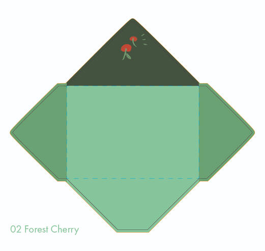 Forest Cherry Envelope